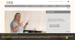 Desktop Screenshot of cfd.dk