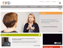 Tablet Screenshot of cfd.dk